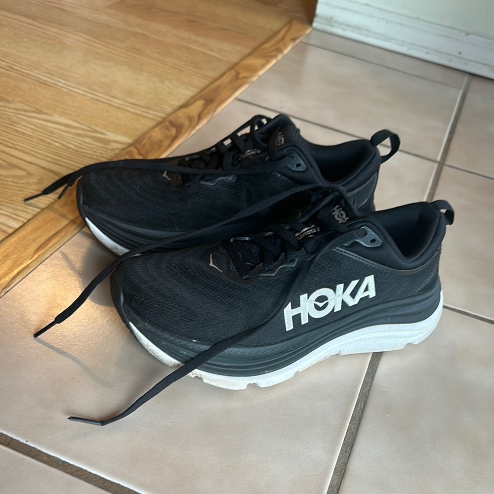 HOKA Black Running Shoes Gaviota 5